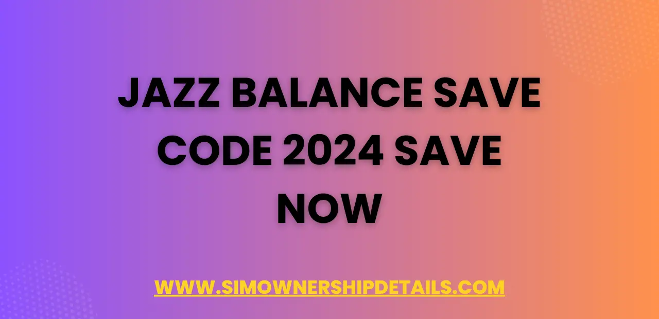 Jazz Balance Save Code 2024 Save Now